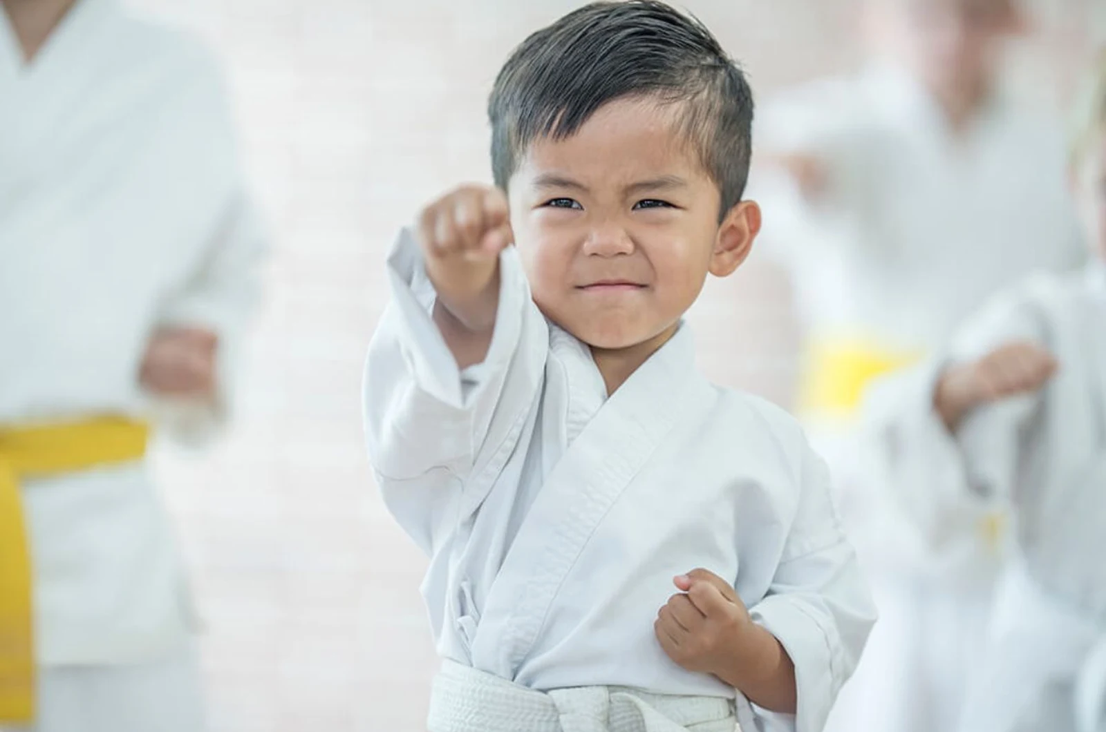 Junior martial arts class at IL-DO Taekwondo